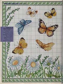 Un mare di schemi con farfalle da scaricare gratis