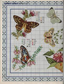 Un mare di schemi con farfalle da scaricare gratis