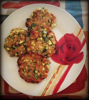 Frittelle di zucchine cotte in forno