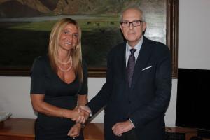 Il Prefetto di Milano dott. Francesco Paolo Tronca e la Presidente del Co.Re.Com Lombardia dott.ssa Federica Zanella