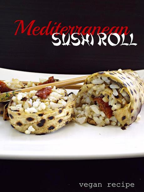 Mediterranean sushi roll