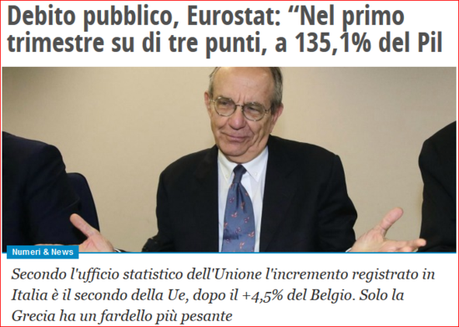 I sogni dell'Annunciatore Cronico Matteo Renzi svaniscono con l'arrivo degli ultimi dati Eurostat