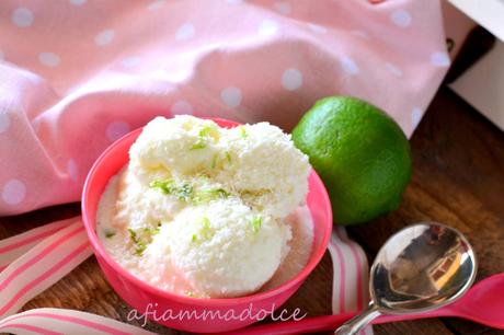 gelato cocco e lime