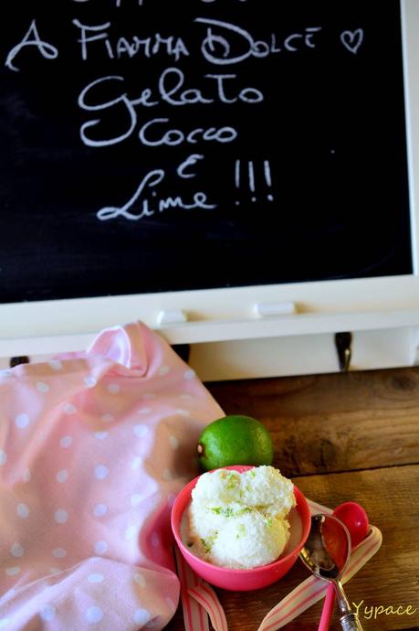 gelato cocco e lime