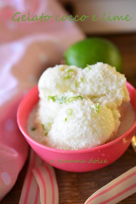 gelato cocco e lime