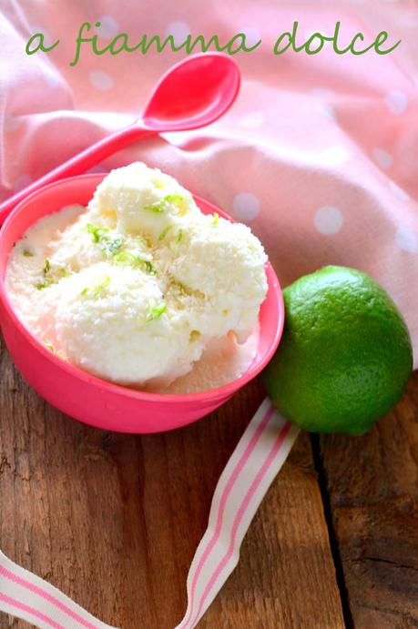 gelato cocco e lime