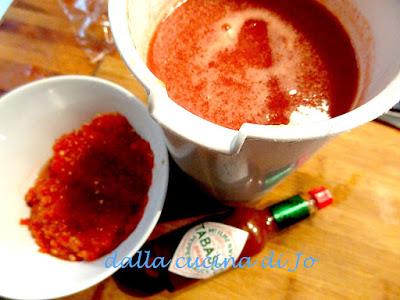 Gazpacho di ciliegini e anguria