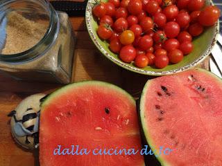 Gazpacho di ciliegini e anguria