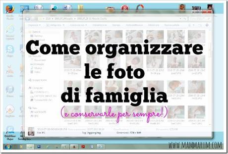 Come organizzare le foto di famiglia