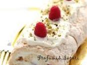 rotolo meringa lamponi pistacchio