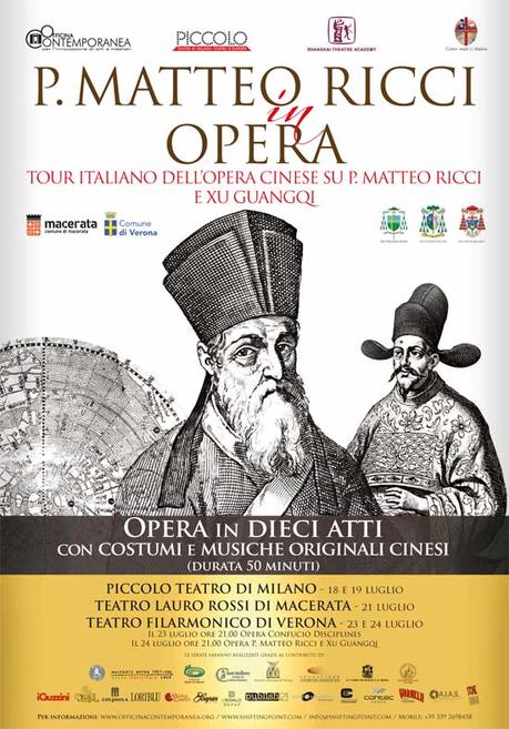 L’Opera Cinese in scena con Confucio, P. Matteo Ricci e e Xu Guangqi