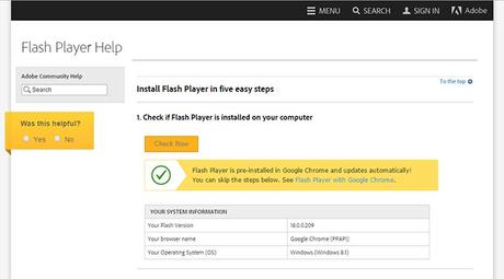 Come rimuovere Flash Player da Pc