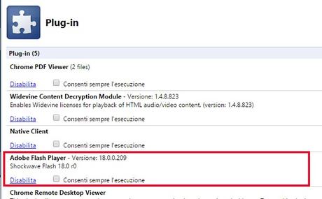 Come rimuovere Flash Player da Pc