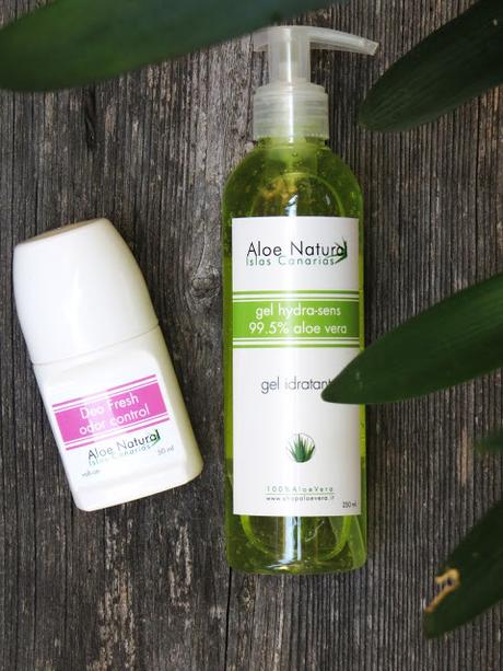 Aloe Natural Islas Canarias gel idratante multiuso e Deo Fresh odor control