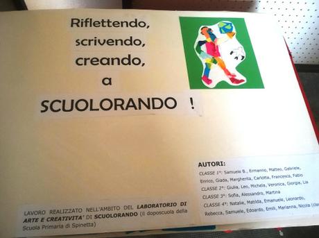 Il lavoro realizzato dai bambini del dopo scuola di Spinetta...