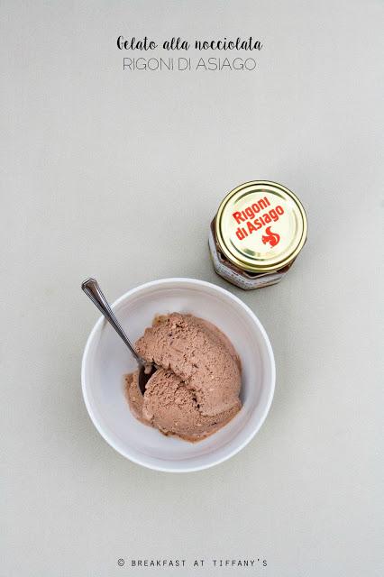 Gelato alla nocciolata Rigoni di Asiago fatto in casa / Home-made ice-cream with organic hazelnut spread by Rigoni di Asiago