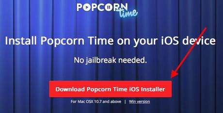 Installare Popcorn Time iOS tramite Mac