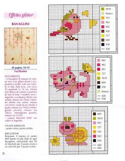 Punto croce per bambini all' asilo