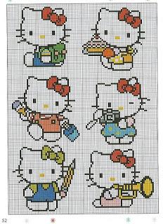 Punto croce per bambini all' asilo