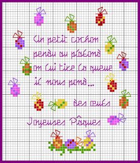 Punto croce per bambini all' asilo