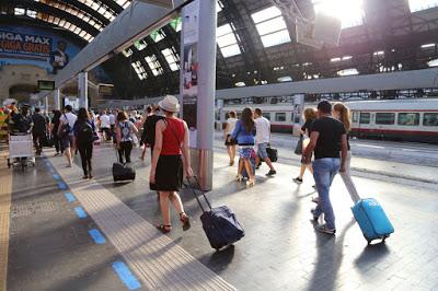 già il viaggio di andata un'avventura