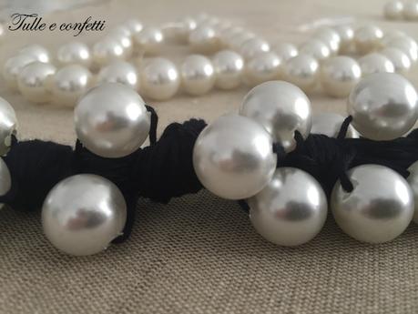 Collana DIY perle e cotone