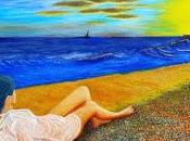 Giancarlo Stefanelli "Sulla spiaggia", olio tela, 100x70, 2015