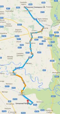 il viaggio elettrico continua, da Trescore Cremasco a Turano Lodigiano