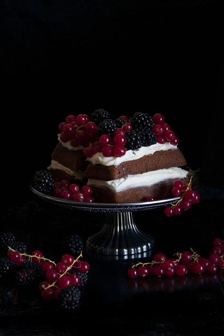 Tortini di cioccolato con crema mascarpone e panna