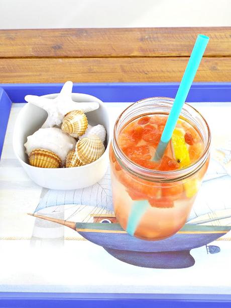 Detox water #10: Cocomero, limone e bacche Goji