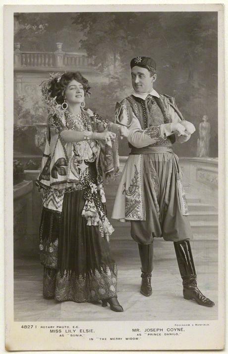 Miss Lily Elsie, the first Franz Lehár's 'Merry Widow'.
