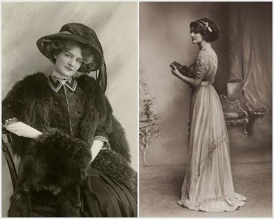 Miss Lily Elsie, the first Franz Lehár's 'Merry Widow'.