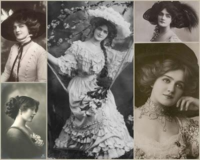 Miss Lily Elsie, the first Franz Lehár's 'Merry Widow'.