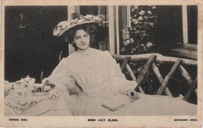 Miss Lily Elsie, the first Franz Lehár's 'Merry Widow'.