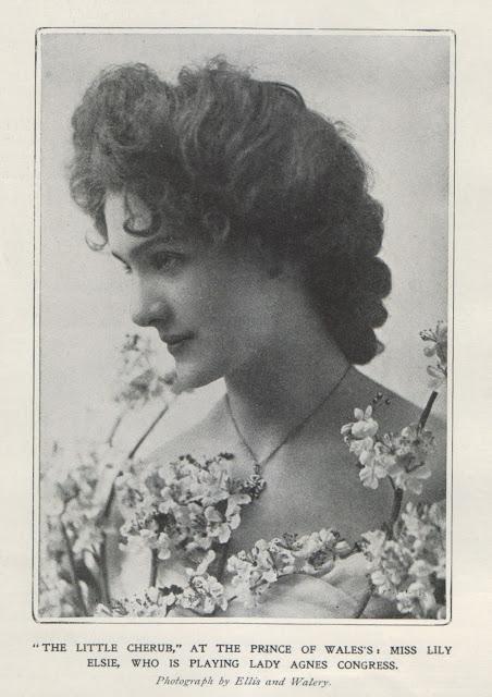 Miss Lily Elsie, the first Franz Lehár's 'Merry Widow'.