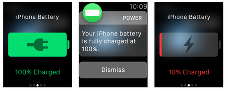 Apple Watch iPhone Battery Life Notifiche lo stato della batteria dell’ iPhone