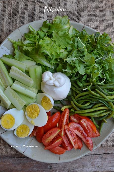 Niçoise con Burrata