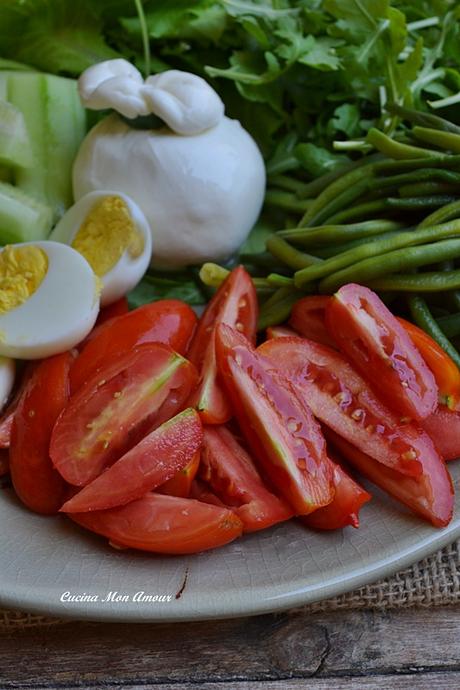 Niçoise con Burrata