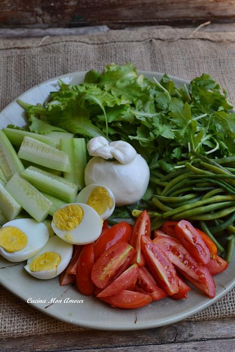 Niçoise con Burrata