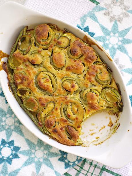 Sformato di zucchine, pecorino e timo