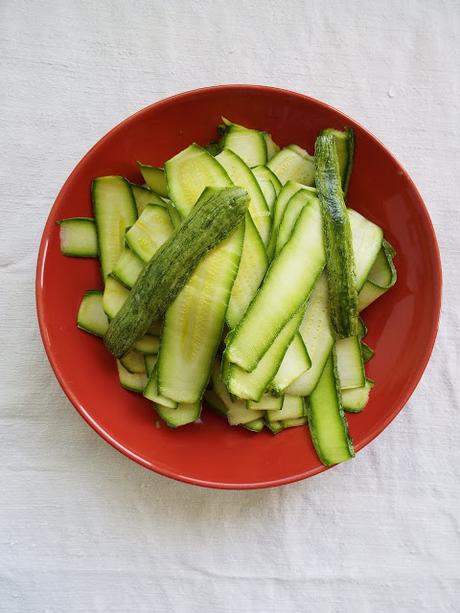 Sformato di zucchine, pecorino e timo