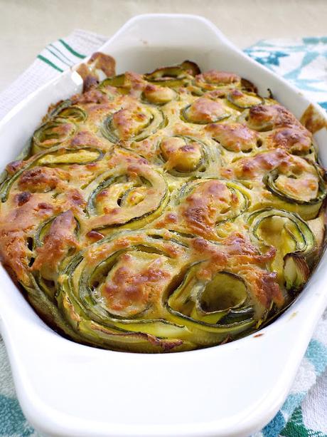 Sformato di zucchine, pecorino e timo