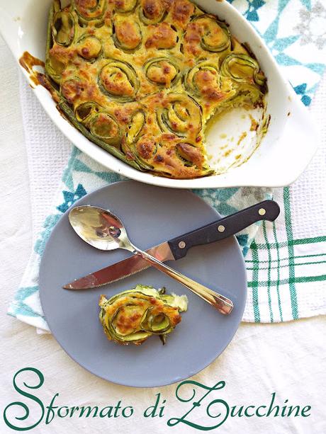 Sformato di zucchine, pecorino e timo