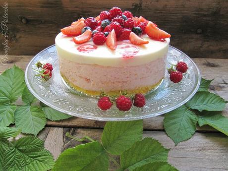  mousse di fragole e yogurt