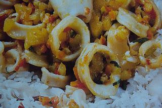 Calamari al curry