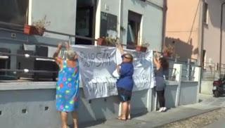 PAVIA. striscione Borgo: Bursàn pagura