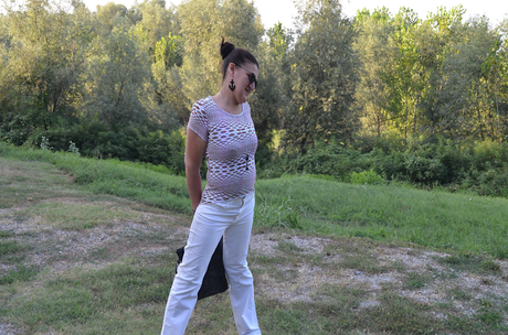 three brand for my outfit walking along the Po