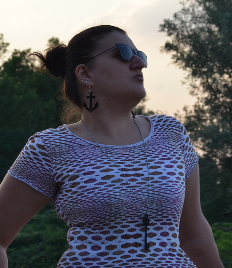 three brand for my outfit walking along the Po