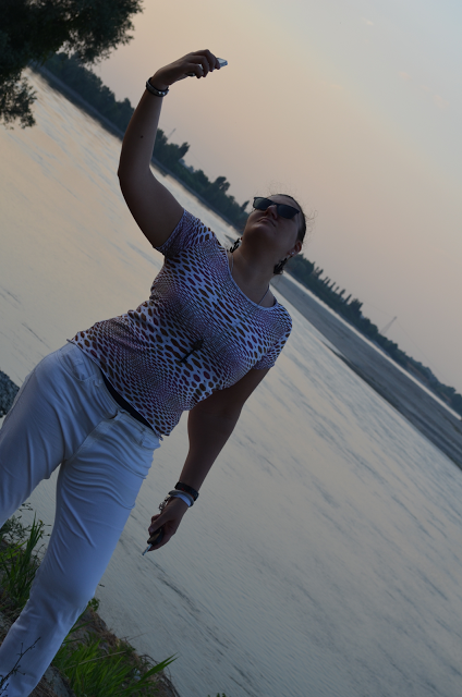 Three brand for my outfit walking along the Po