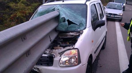 Incidente a3 guard rail